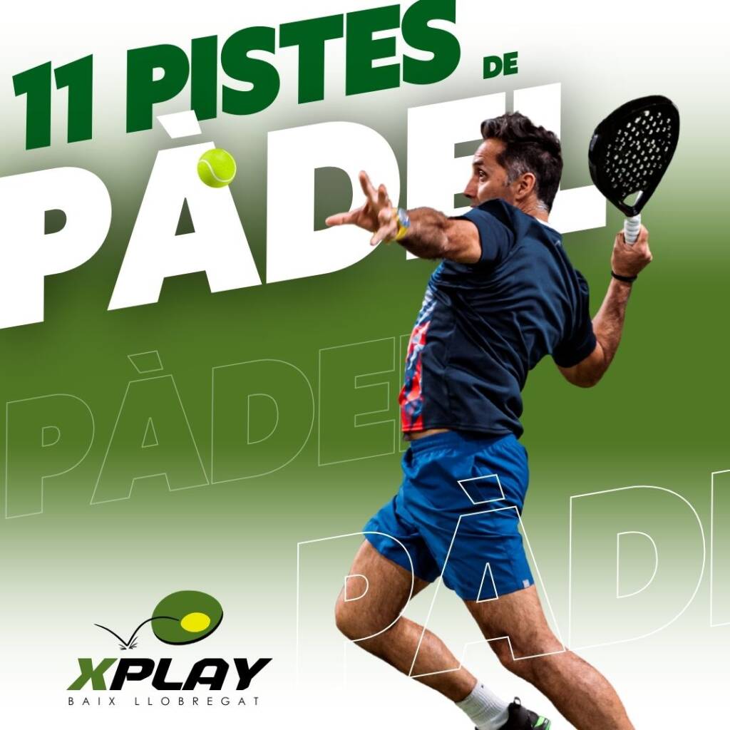 11 pistas de padel en el baix llobregat